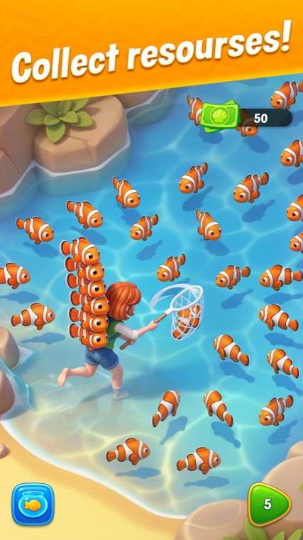 Fishdom gameplay screenshot